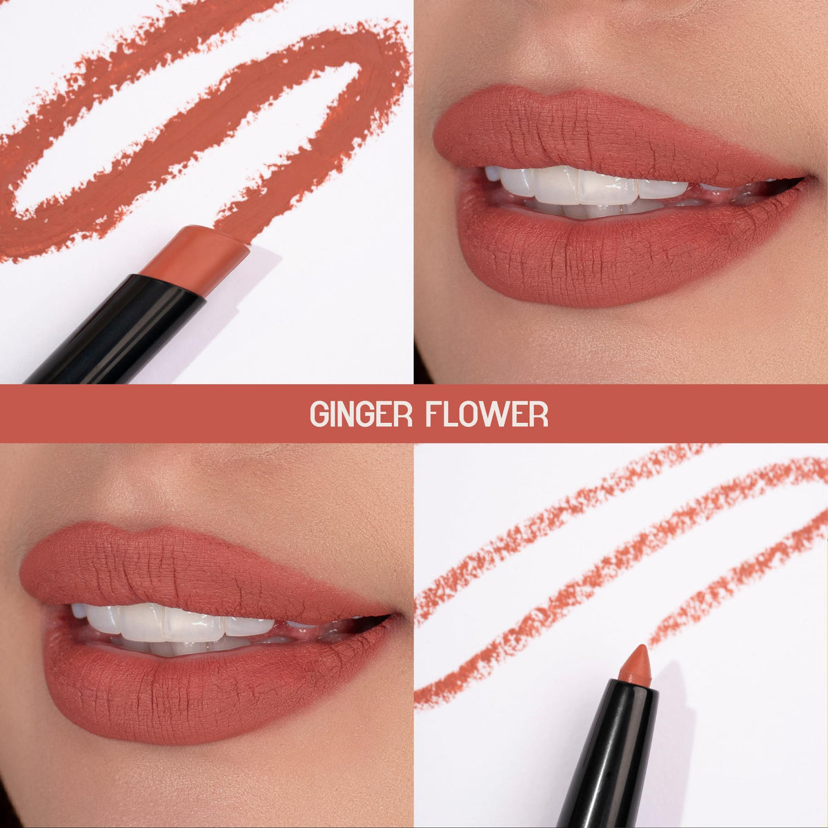 Lápiz Delineador + Labial 1st Scene Gingerflower Atenea – foto 3