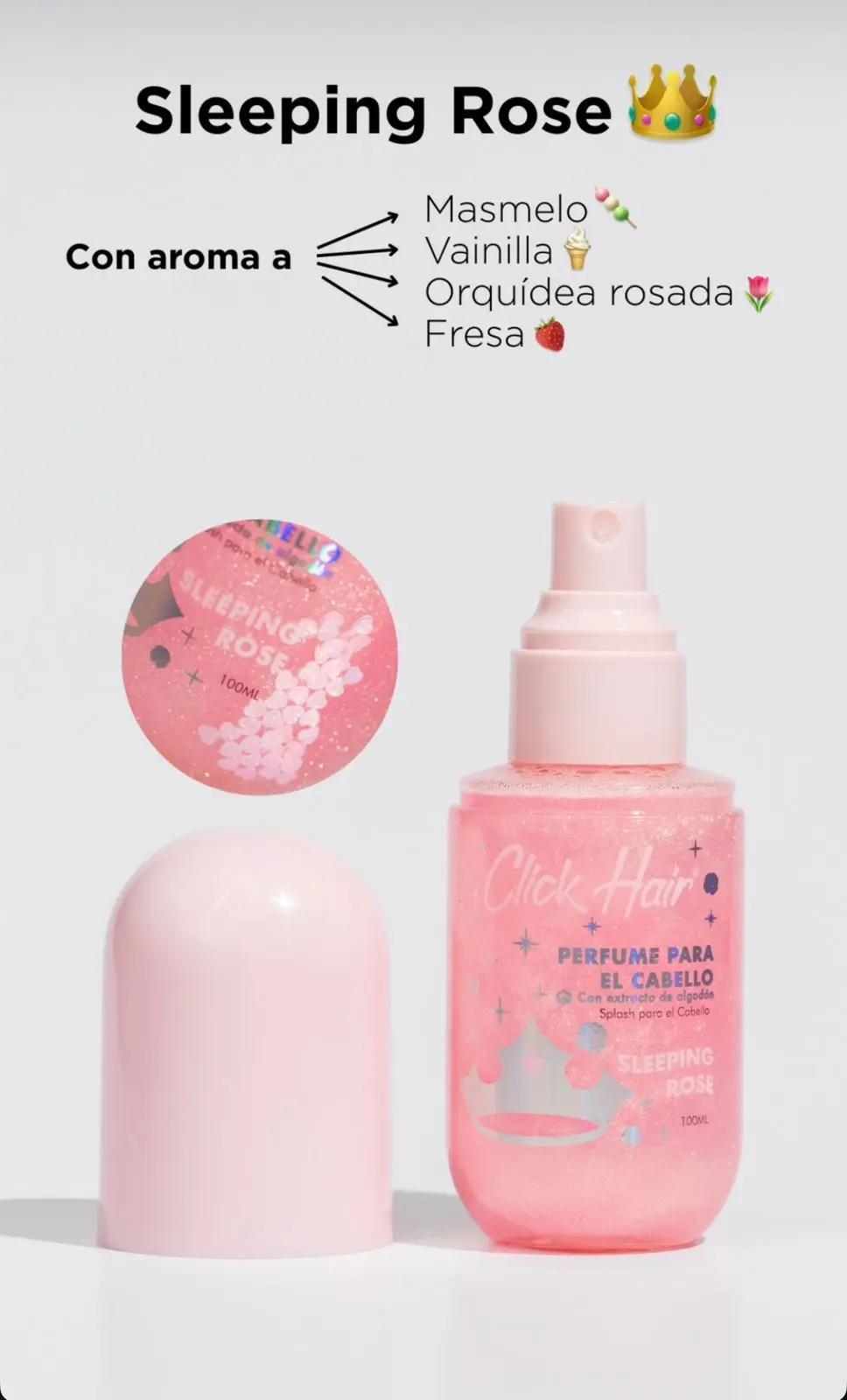 Perfume De Princesa Sleeping Rose Click Hair – foto 3