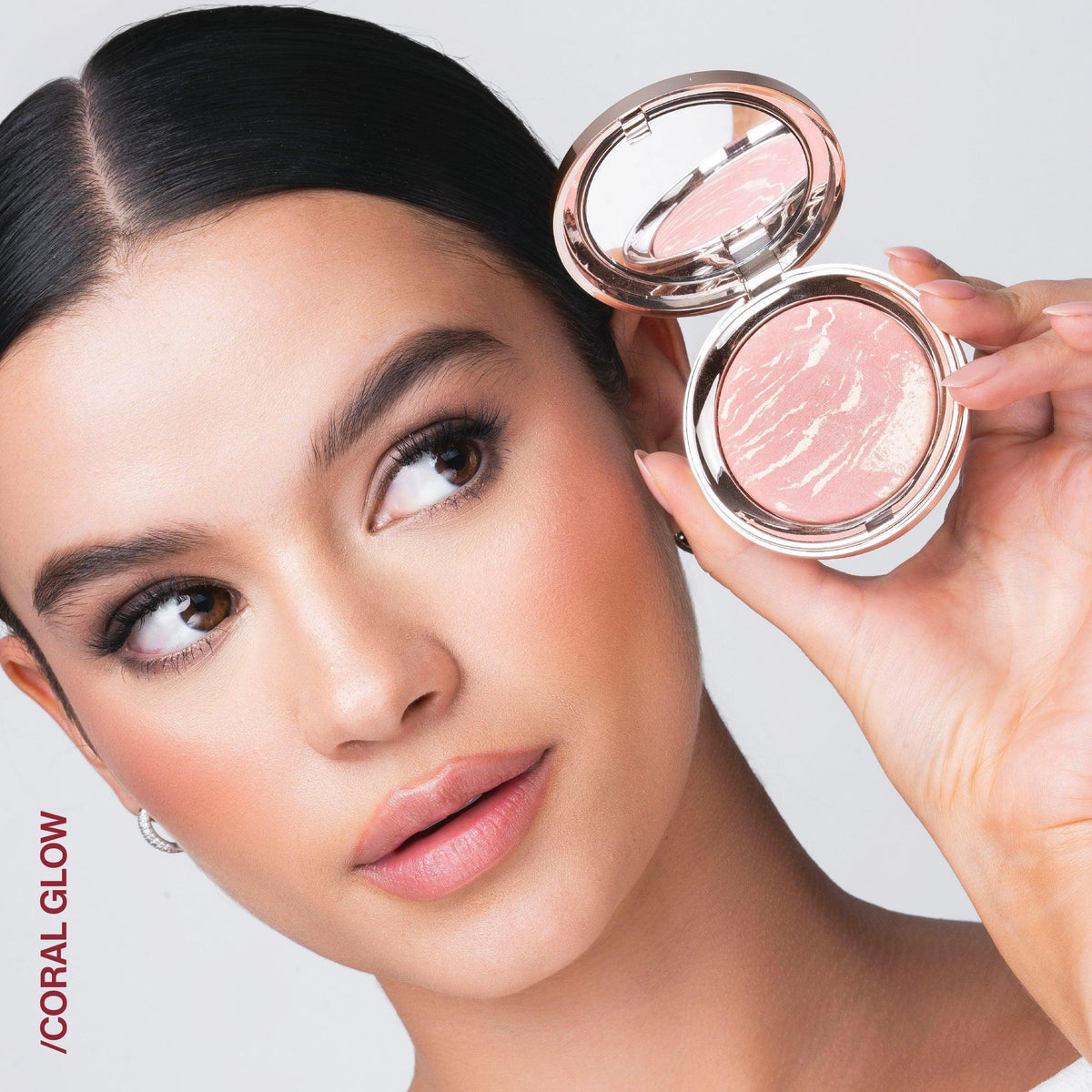 Rubor Nacarado Compacto Sublime Tono 5 Coral Glow Atenea – foto 2