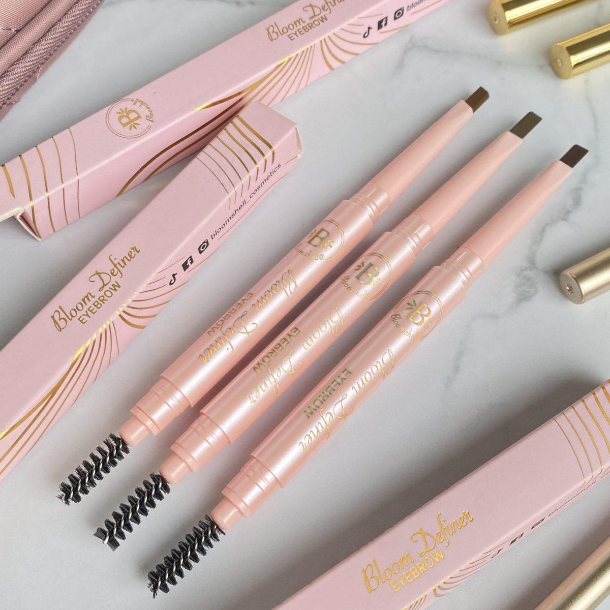 Bloom Definer Medium Brow y Dark Brow Bloomshell – foto 2