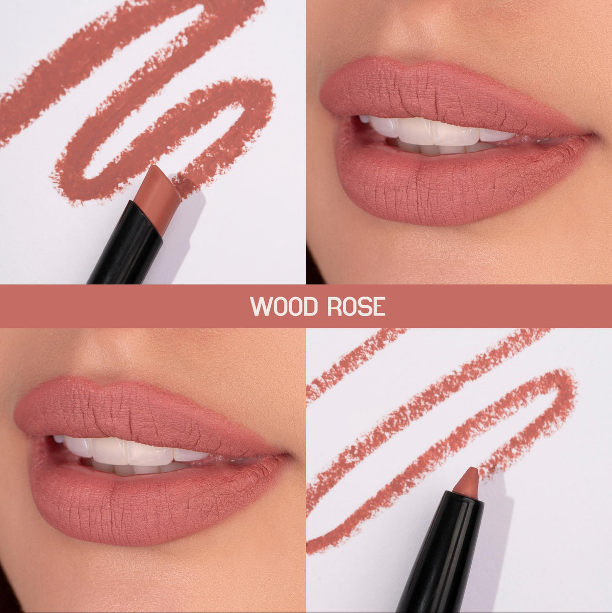 Lápiz Delineador + Labial 1st Scene Woodrose Atenea – foto 2