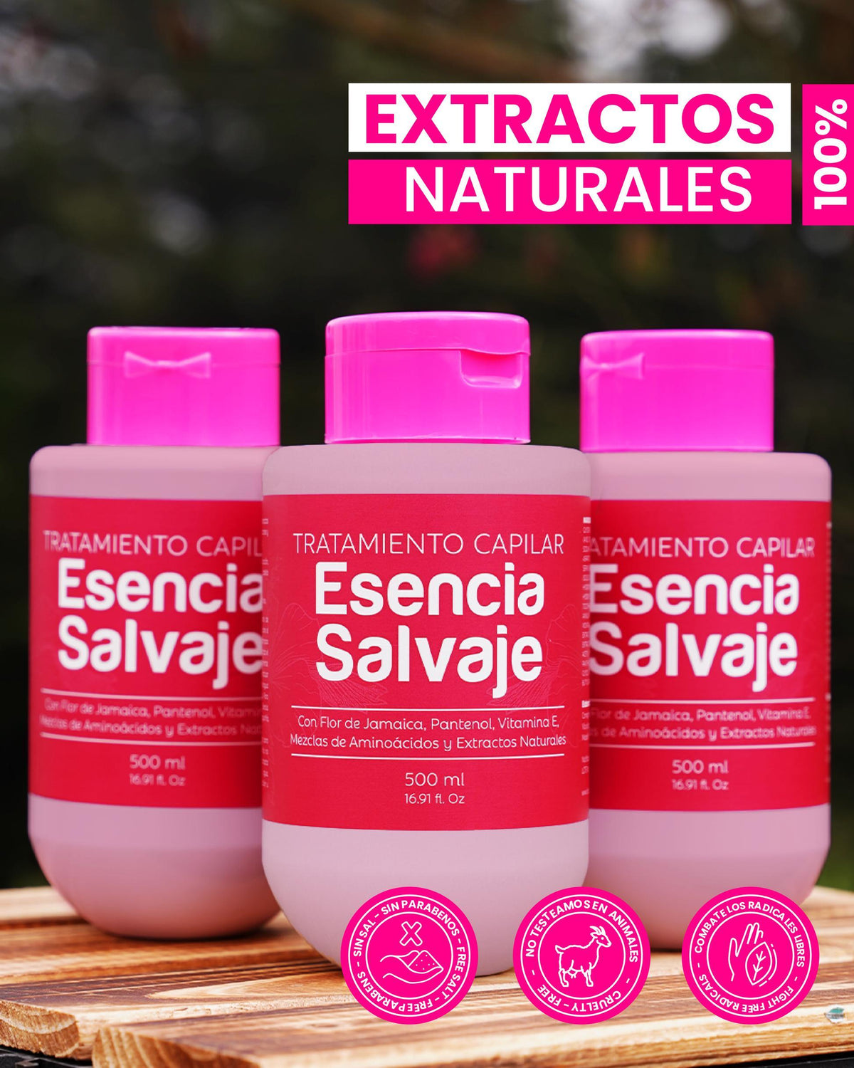 Tratamiento Flor de Jamaica Esencia Salvaje – foto 5