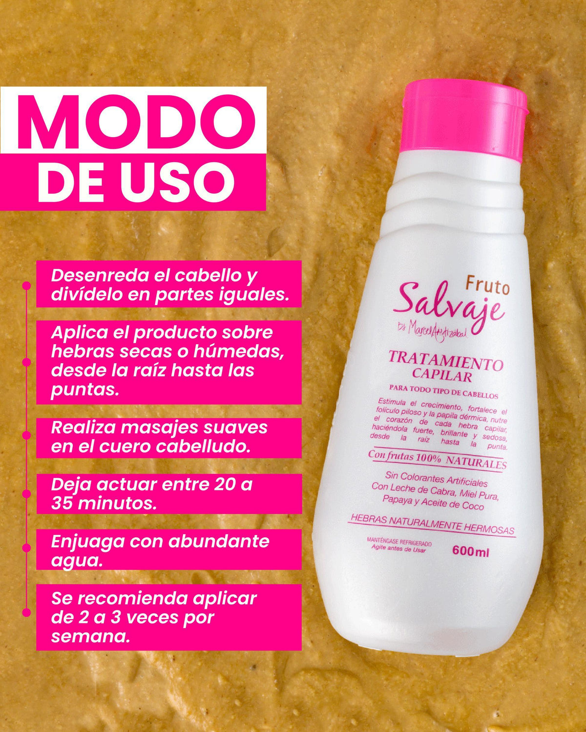 Tratamiento Refrigerado Fucsia Coco Fruto Salvaje – foto 5