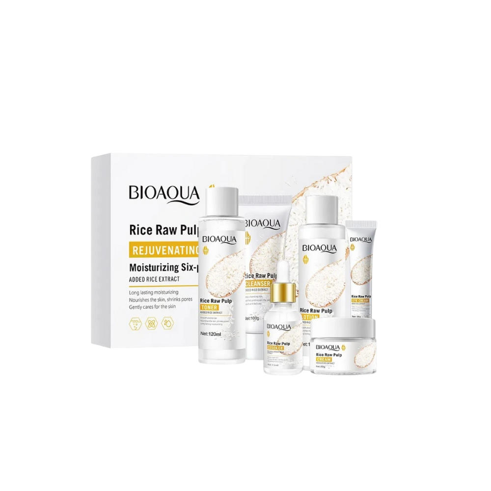 Kit de Skin Care de Arroz x 6 Piezas Bioaqua