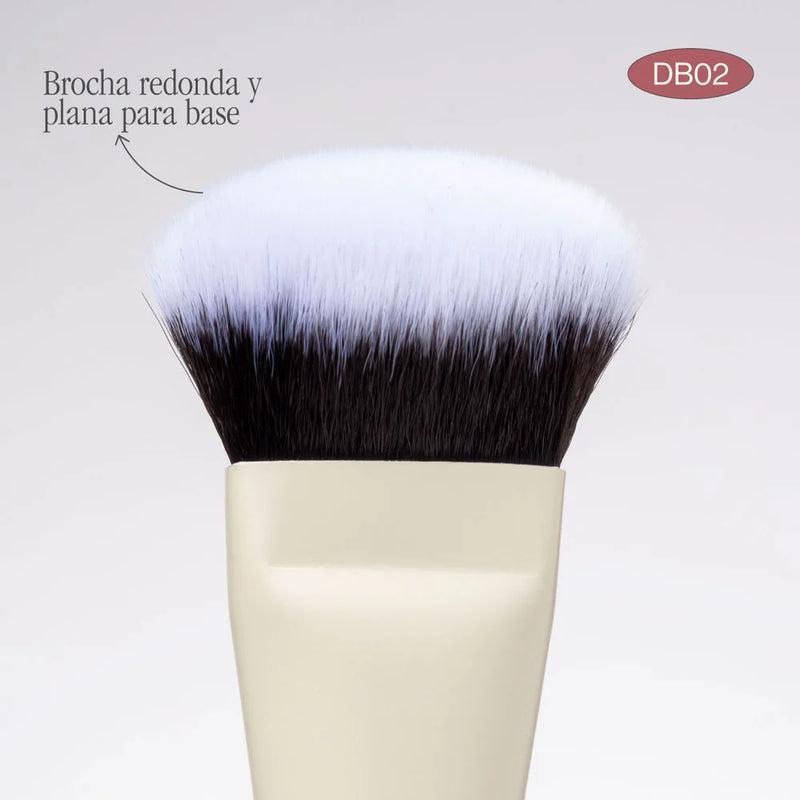 Duo Glam 2 Brochas Para Base/Productos En Crema Atenea – foto 2