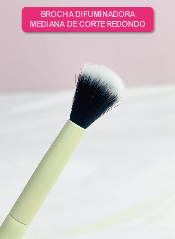 Duo Glam 11 Brochas Difuminadoras Corte Redondo/Tipo Lápiz Atenea – foto 3