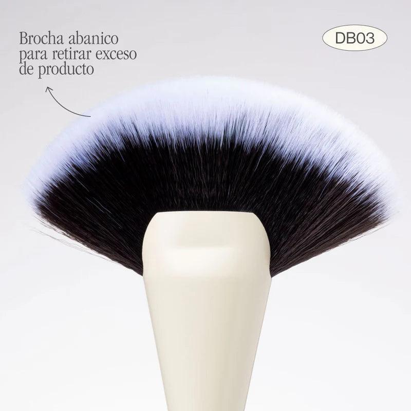 Duo Glam 3 Brocha Para Iluminador/Retirar Exceso Atenea – foto 3