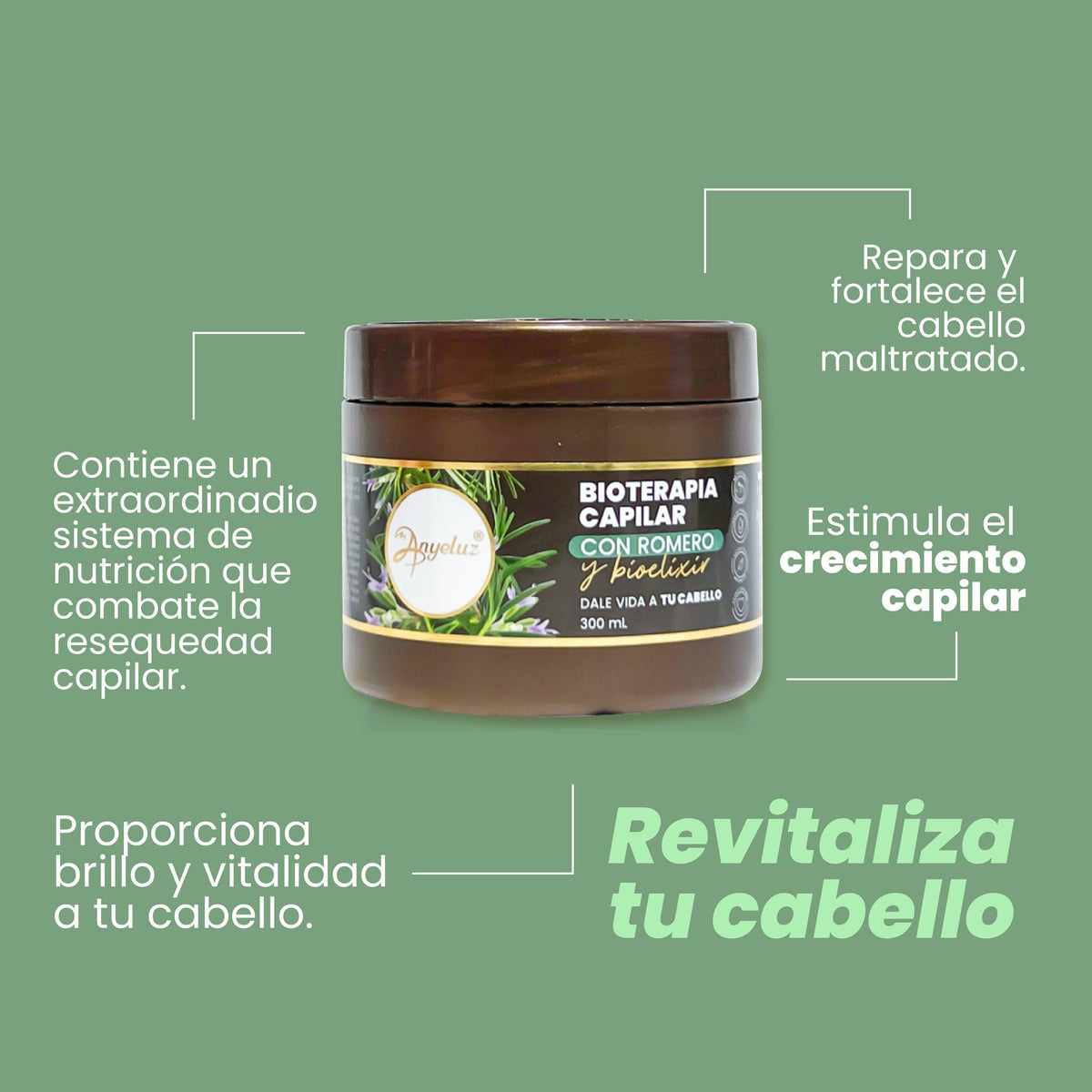 Bioterapia Capilar Romero Anyeluz 300ml – foto 4