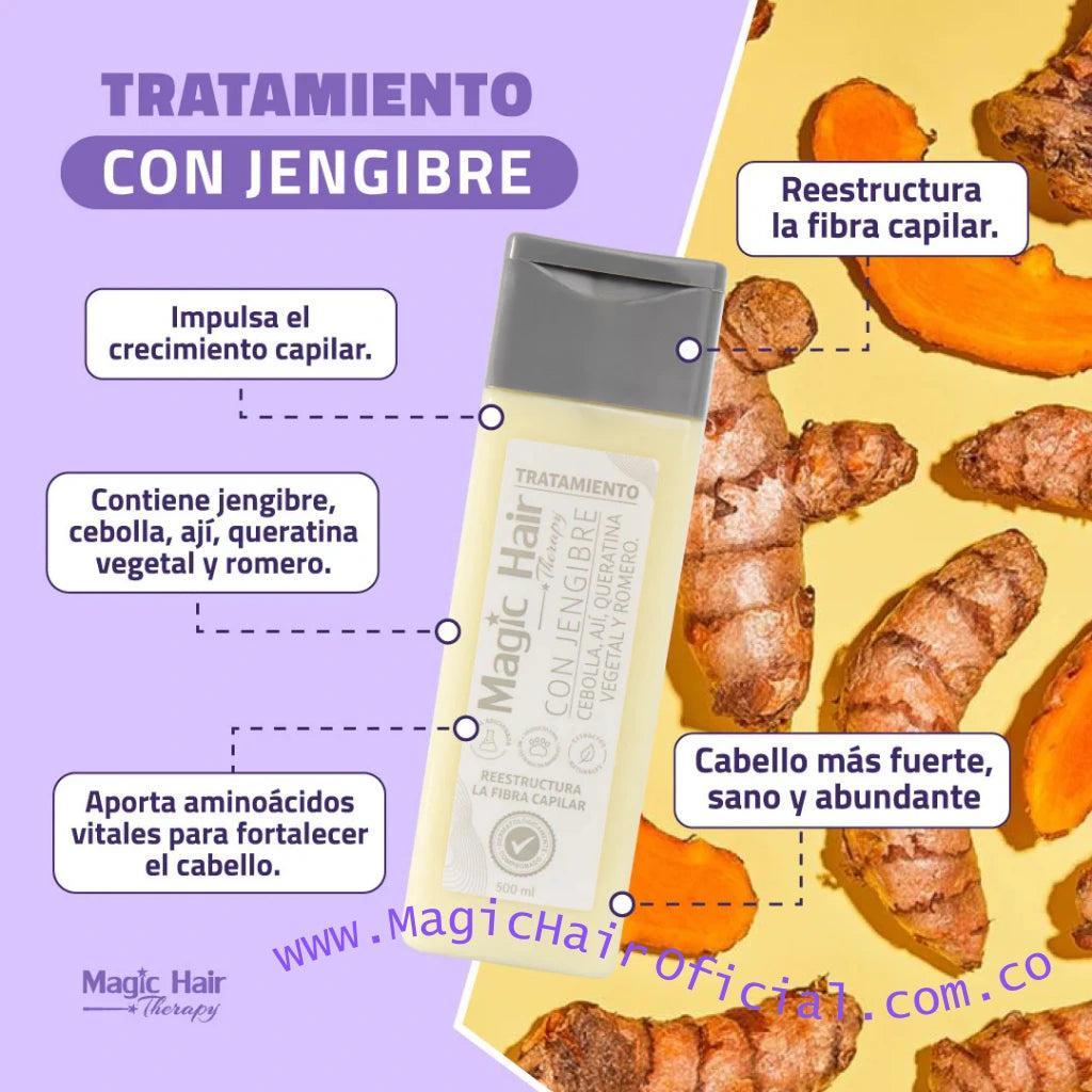 Tratamiento Cebolla, Jengibre y Ají x 500ml Magic Hair – foto 2