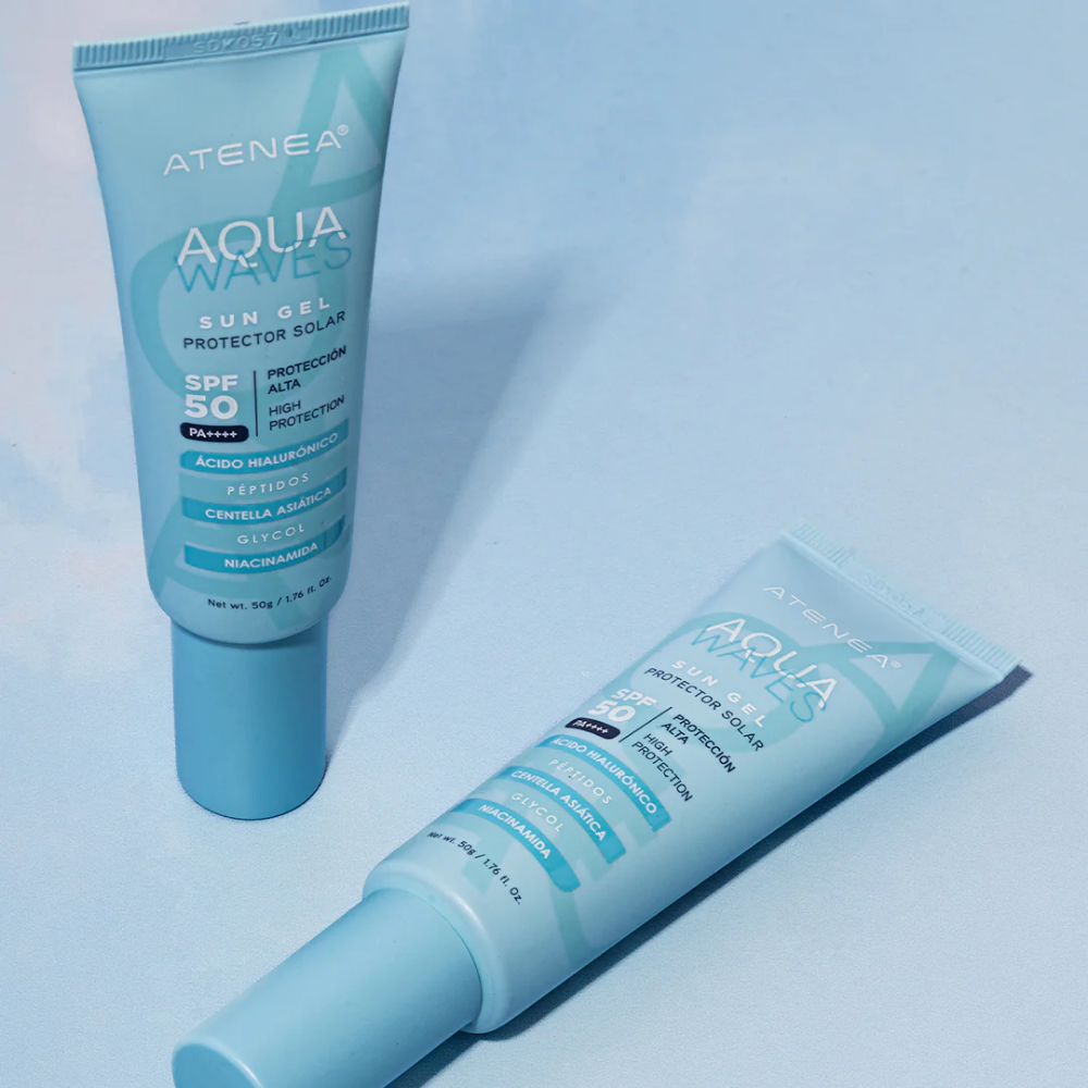 Skincare Bloqueador Solar Aqua Wave 50ml Atenea – foto 2