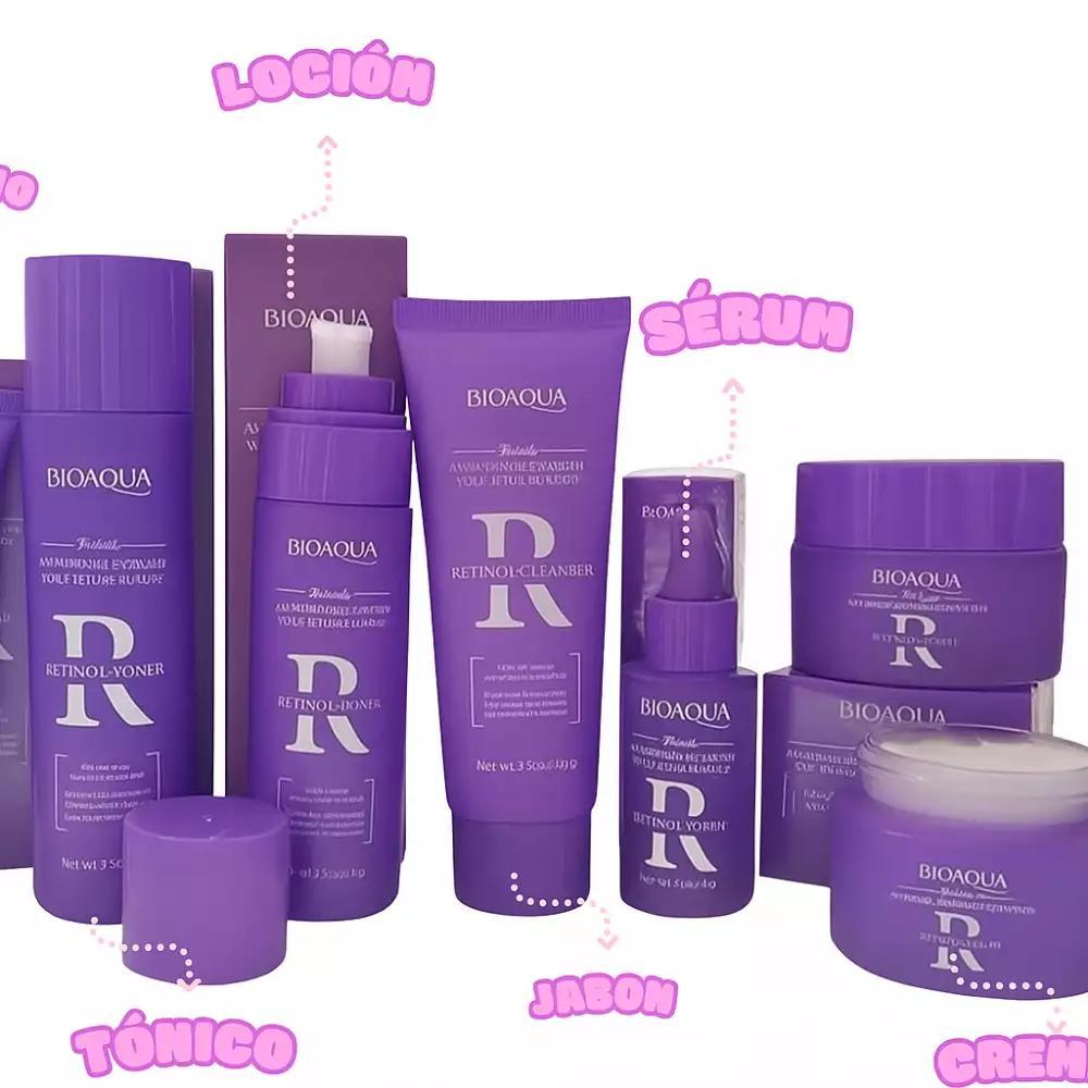 Kit De Skin Care Antienvejecimiento Retinol Bioaqua – foto 4