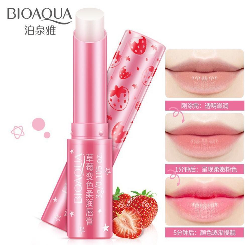 Lipbalm Hidratante Fresa Bioaqua – foto 2