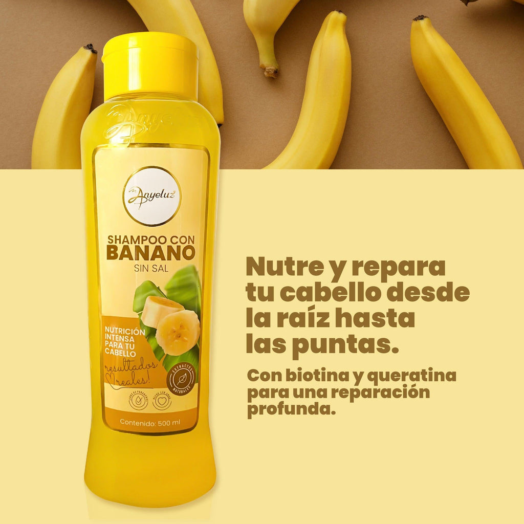 Shampoo Banano Anyeluz 500ml – foto 2