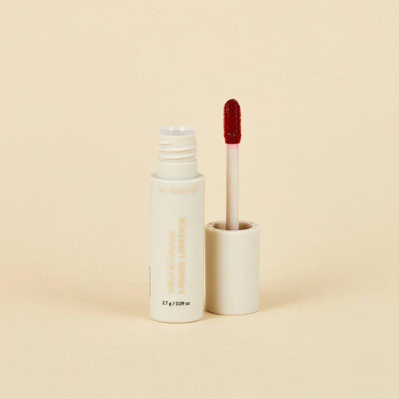 Labial Líquido Velvet Redwine Atenea – foto 6