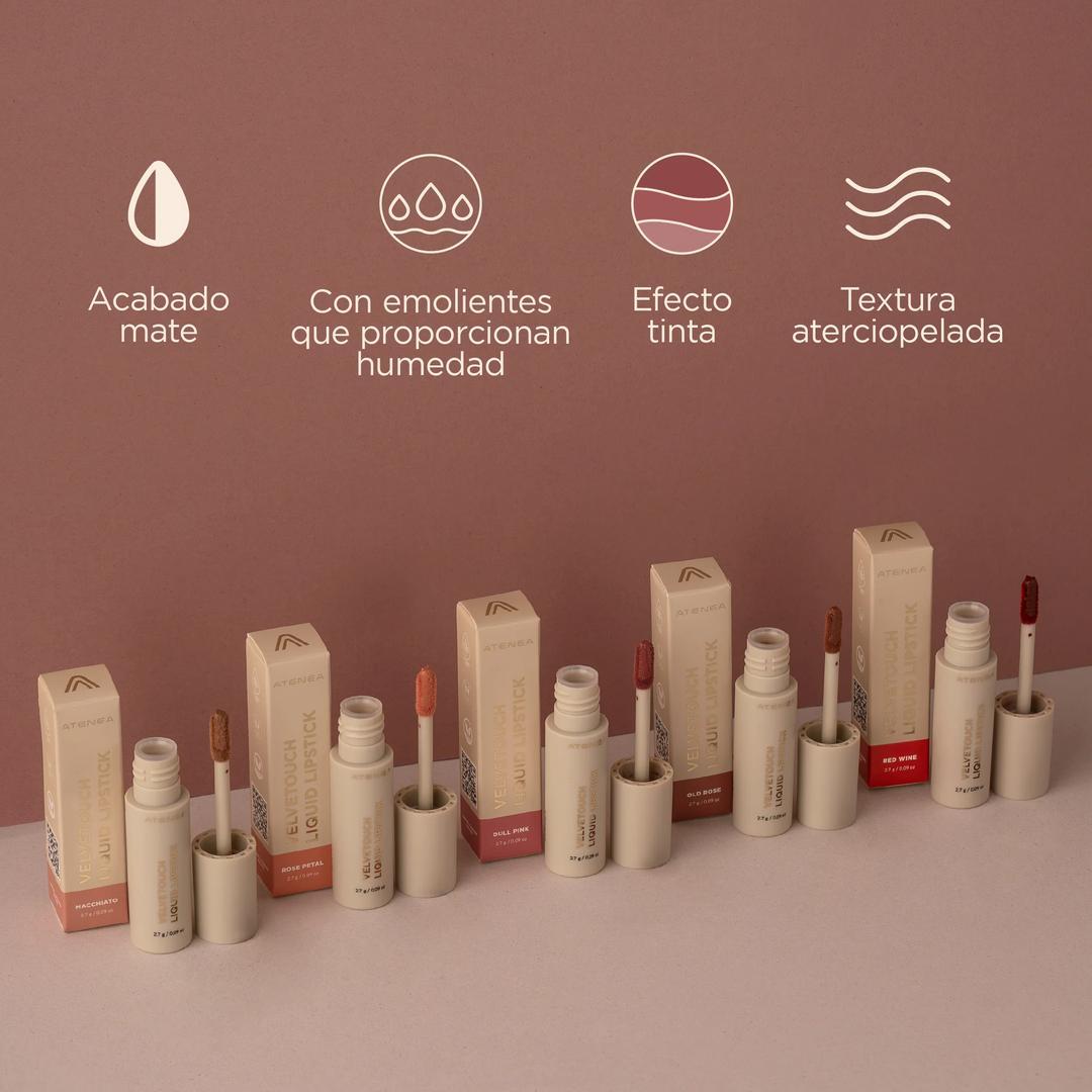 Labial Líquido Velvet Dullpink – foto 3
