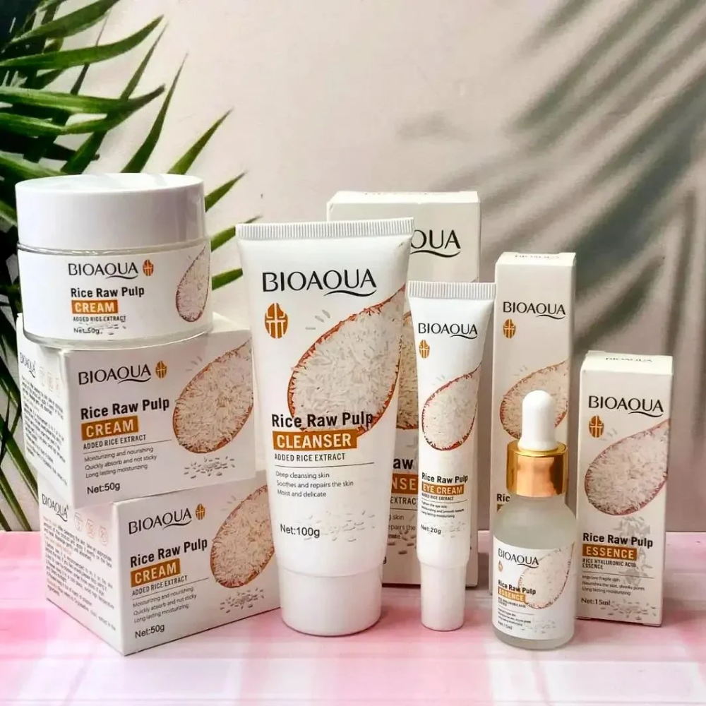 Kit de Skin Care de Arroz x 6 Piezas Bioaqua – foto 2