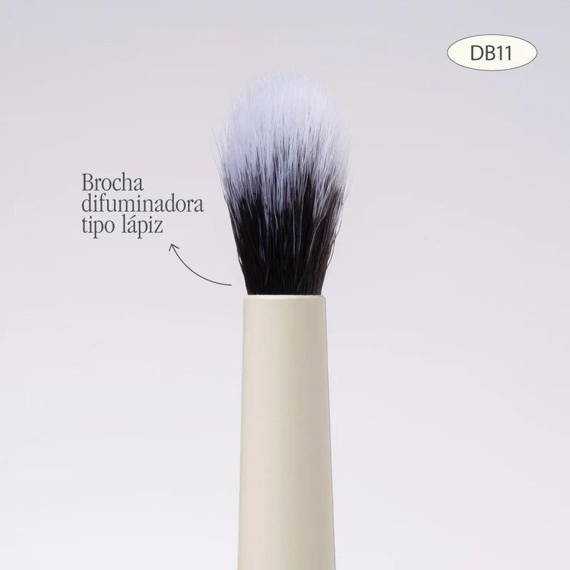 Duo Glam 11 Brochas Difuminadoras Corte Redondo/Tipo Lápiz Atenea – foto 4