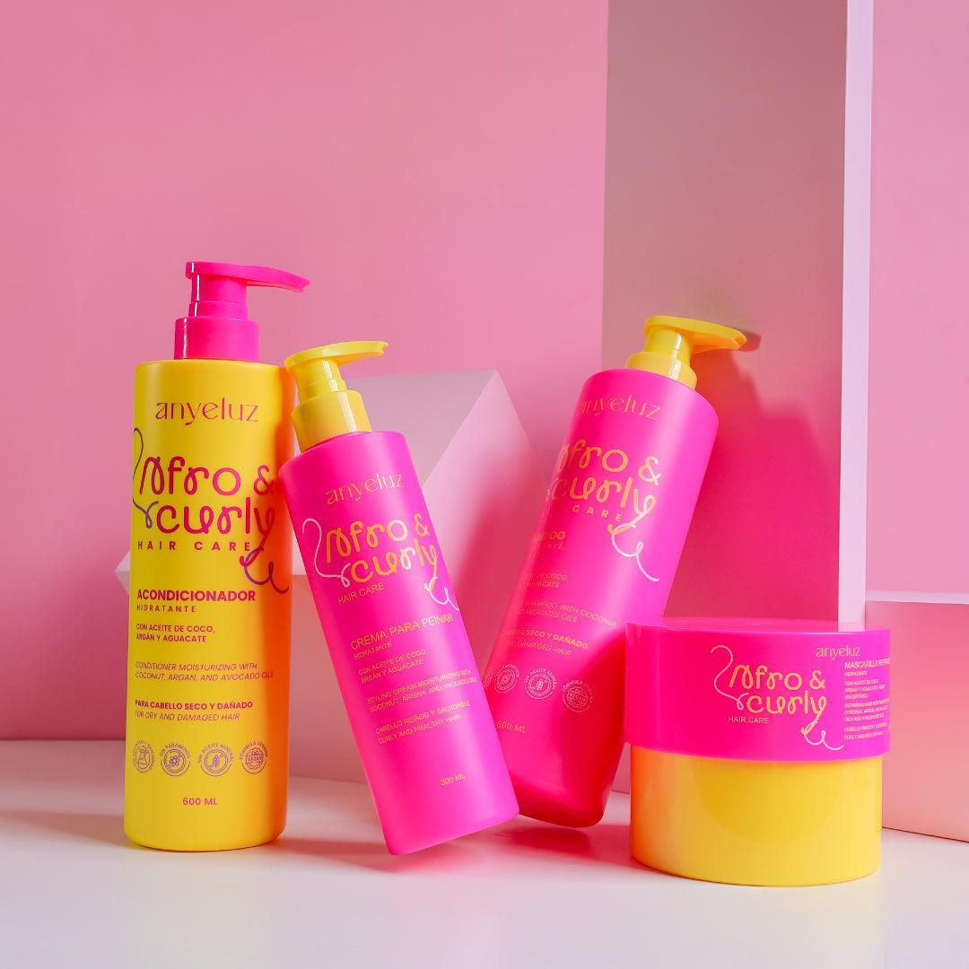 Crema de Peinar Afro y Curly Hidratante 300 ml Anyeluz – foto 5