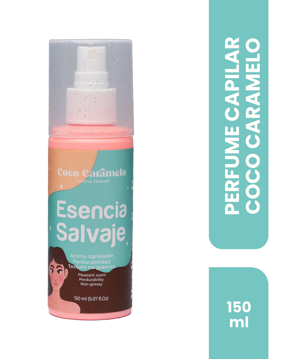 Perfume Capilar Coco Caramelo Esencia Salvaje – foto 4