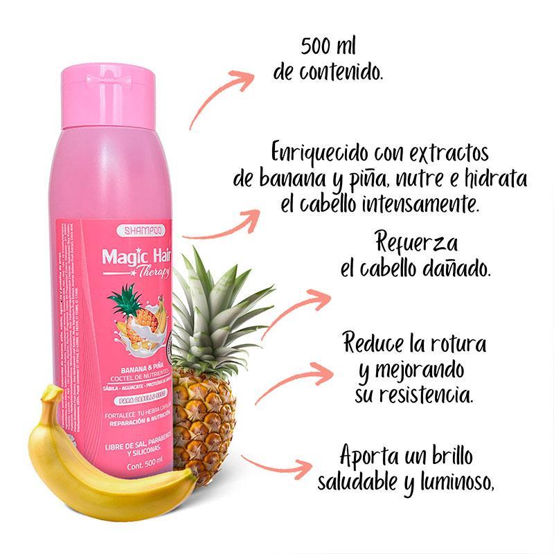 Shampoo Banana Magic Hair 500ml – foto 4