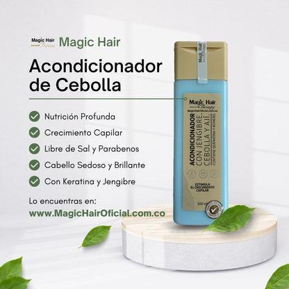 Acondicionador Cebolla, Jengibre y Ají x 500ml Magic Hair – foto 3