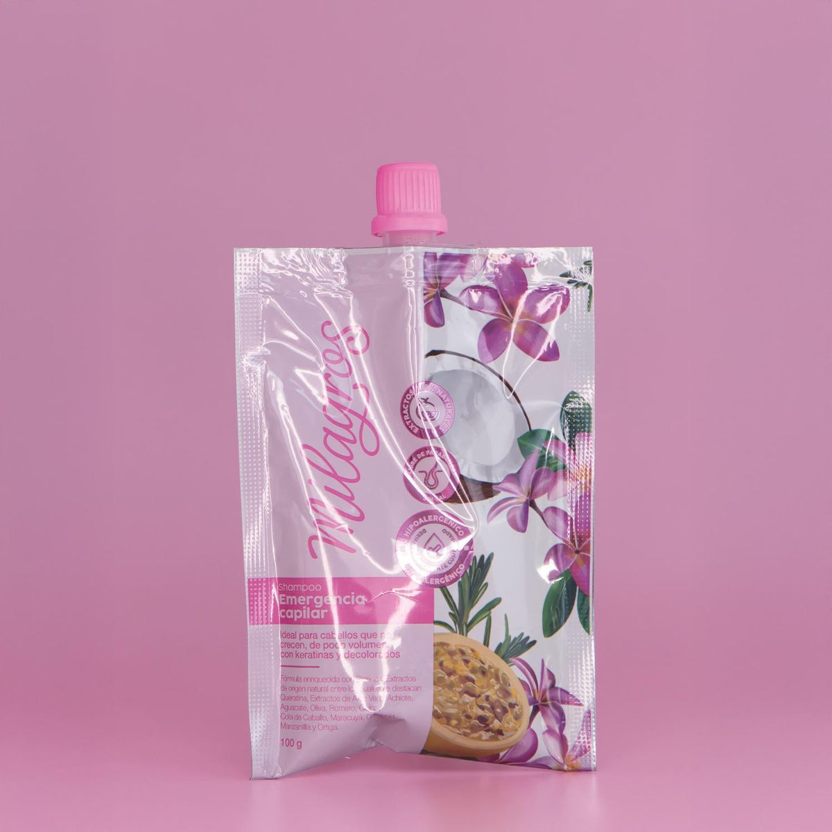 Sobres Shampoo Emergencia Capilar 100ml Milagros – foto 5