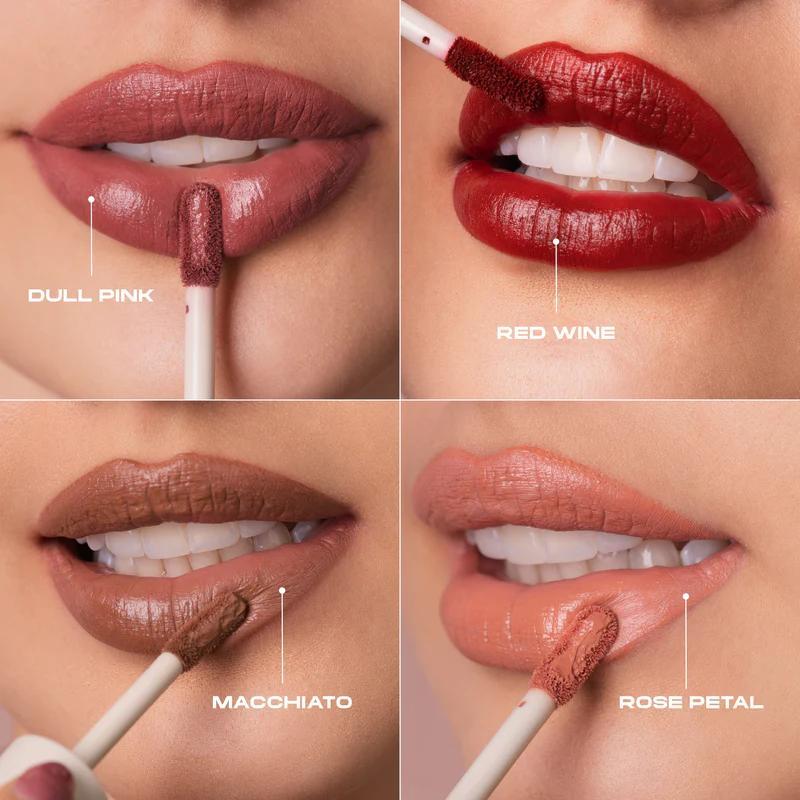 Labial Líquido Velvet Redwine Atenea – foto 4