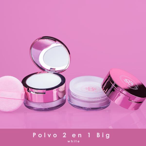 Polvo Suelto Mate Grande White Bloomshell – foto 2