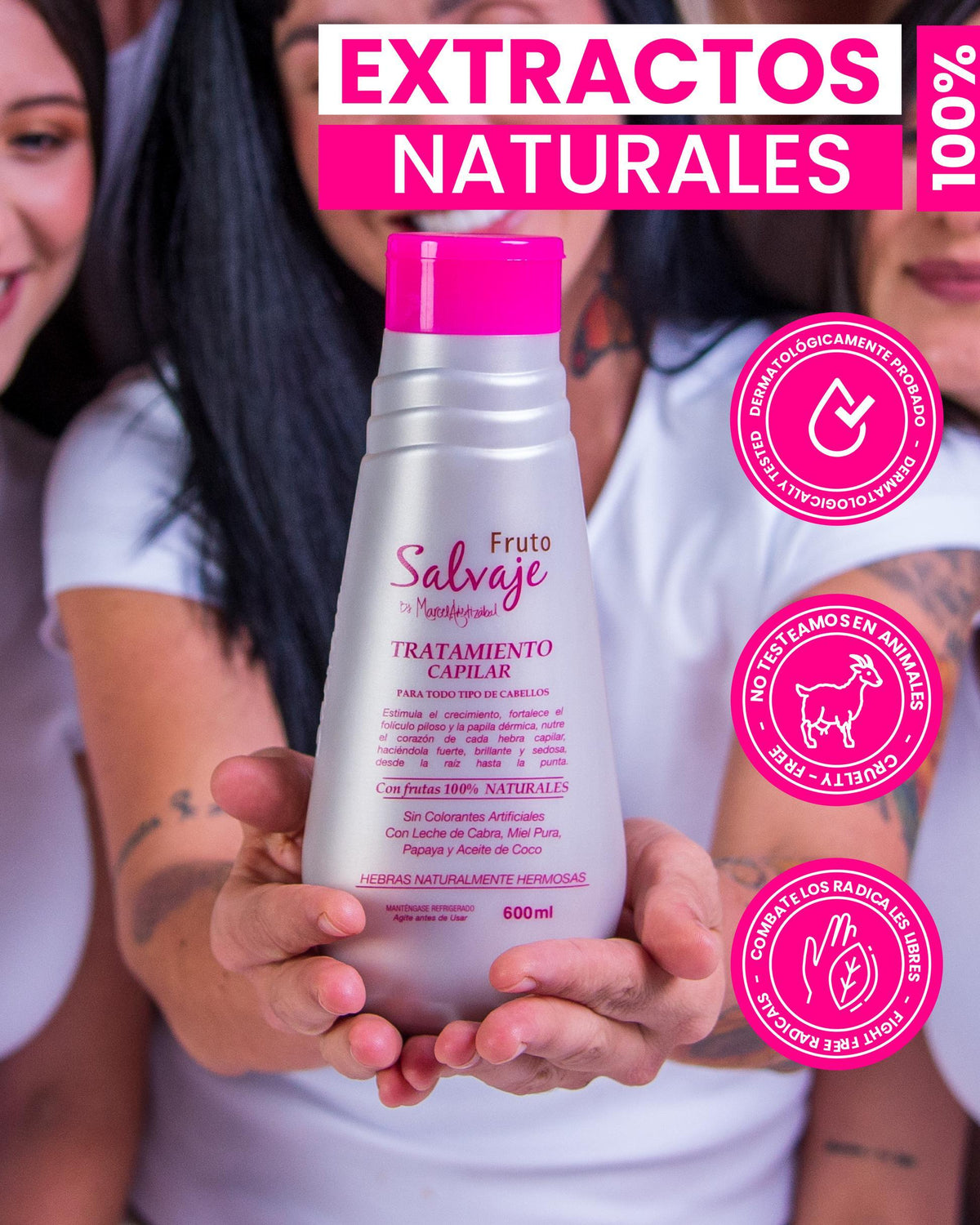 Tratamiento Refrigerado Fucsia Coco Fruto Salvaje – foto 4