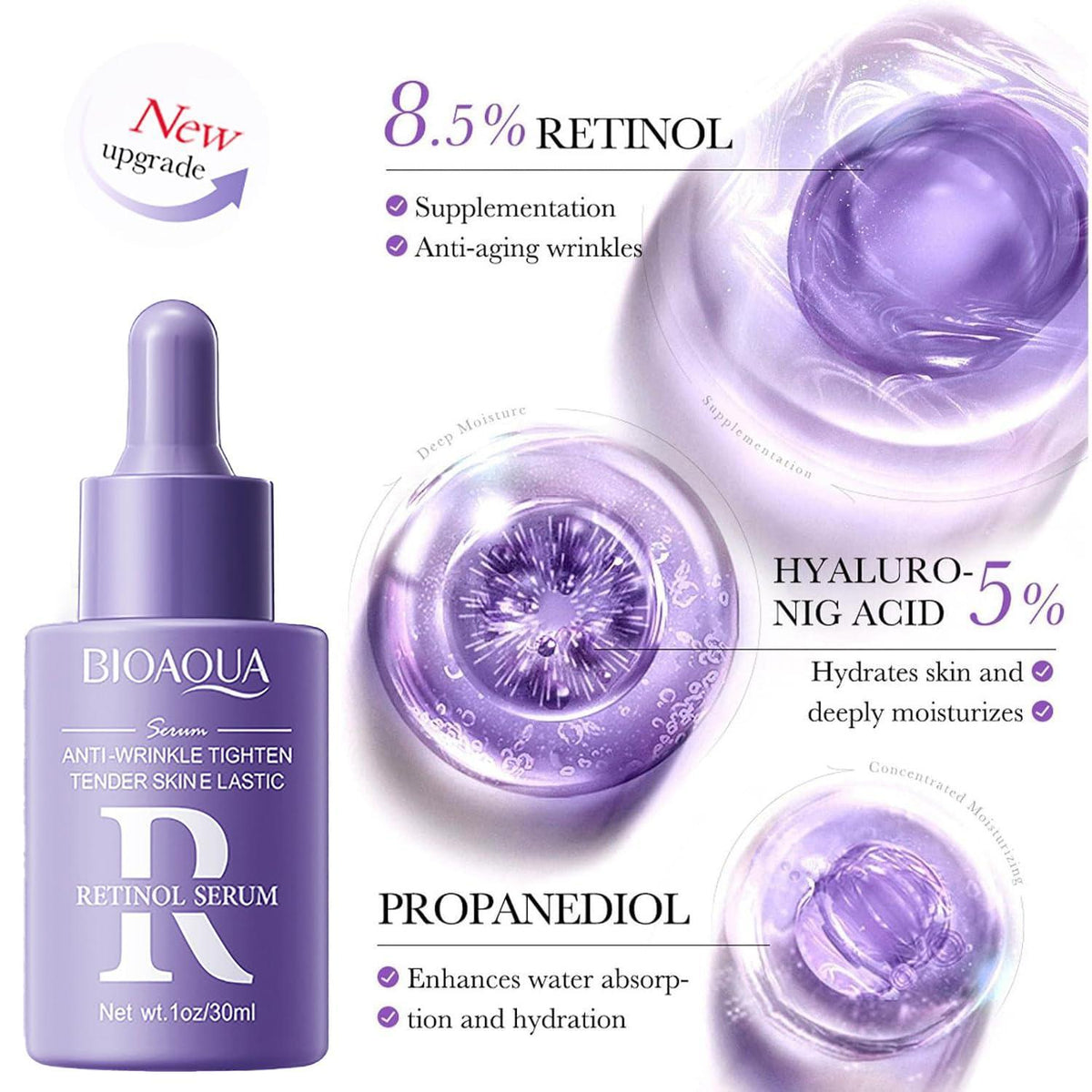 Serum Retinol Anti Arrugas Bioaqua – foto 2