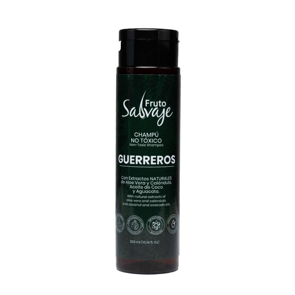 Shampo Guerreros 300ml Sin Sulfatos Fruto Salvaje