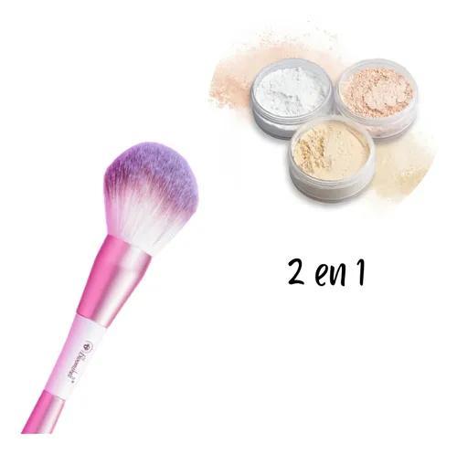 Bloom Brocha Polvo Suelto + Iluminador Bloomshell – foto 3