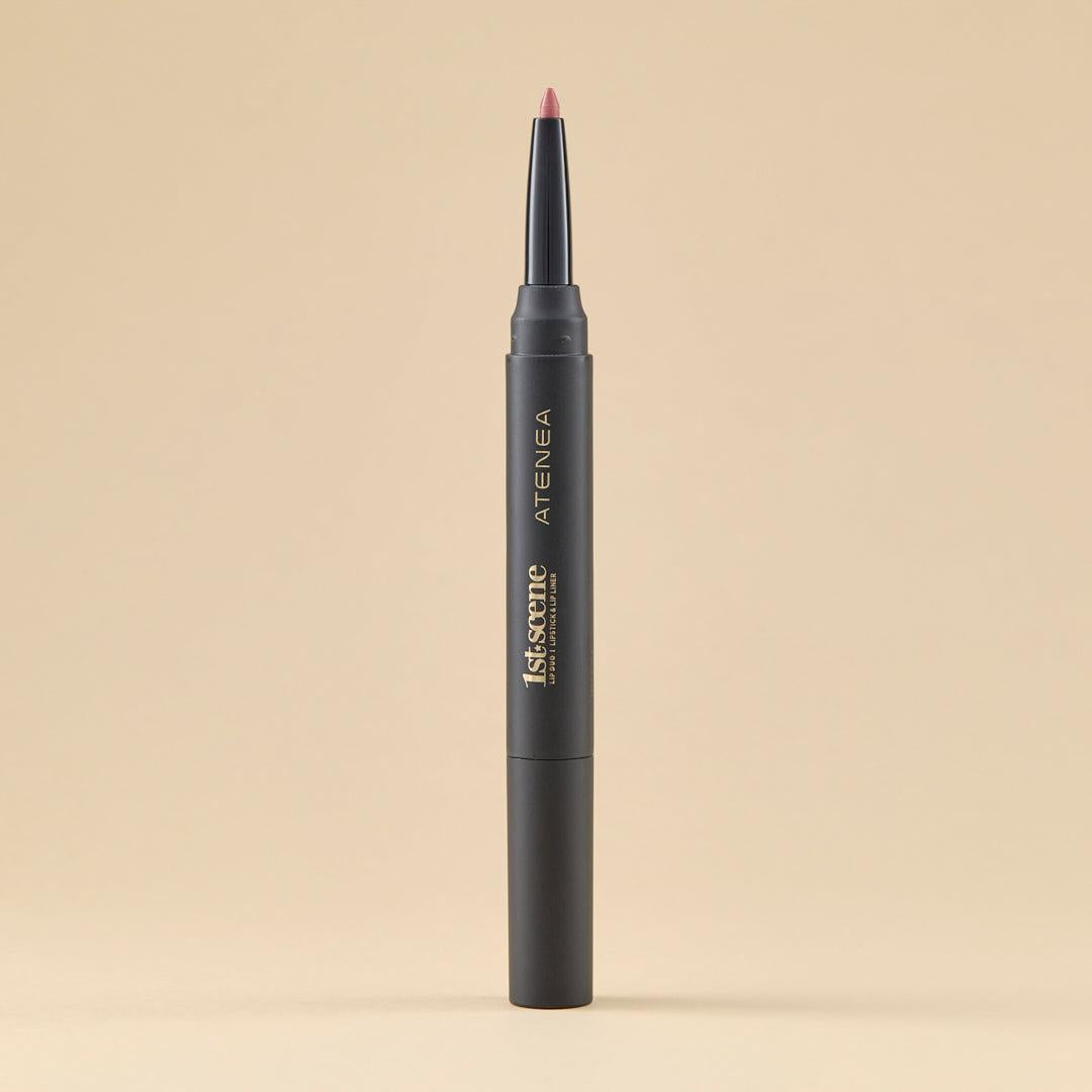 Lápiz Delineador + Labial 1st Scene Pecan Brown Atenea – foto 3