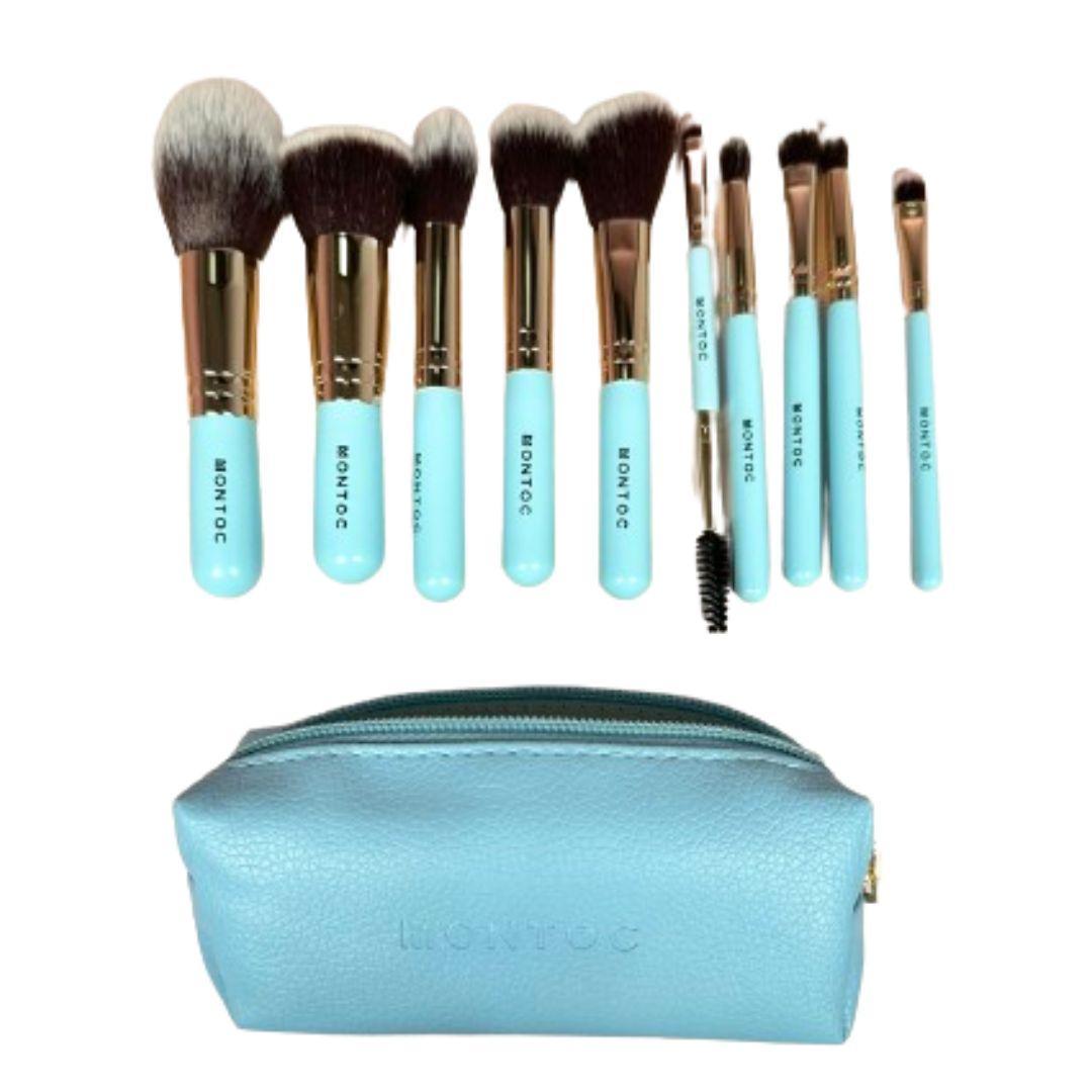 Kit de Brochas Viajero Baby Blue Montoc – foto 2