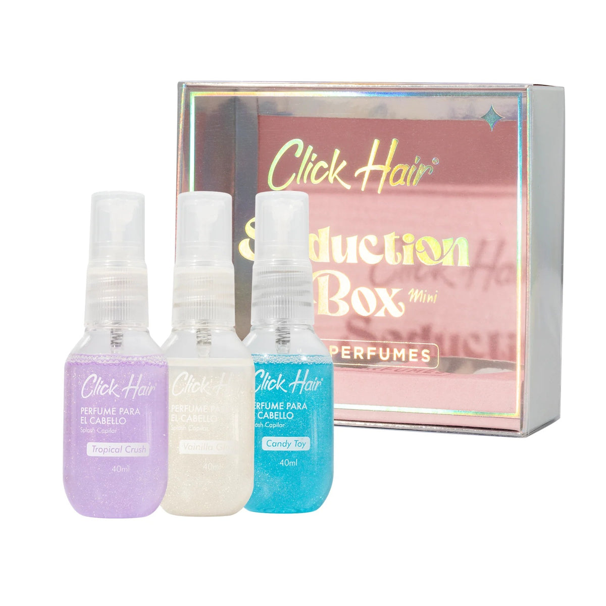Kit Mini Perfumes Cítricos 40ml x3 Click Hair