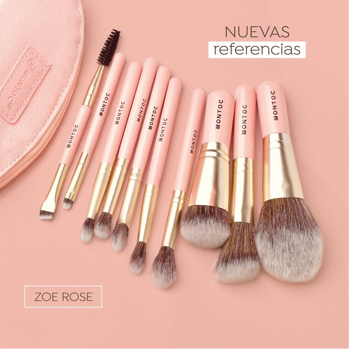 Kit De Brochas Viajero Zoe Rose Montoc – foto 3