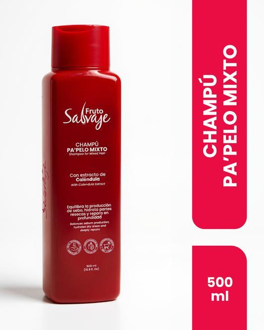 Shampoo Cabello Mixto Camelia Silvestre 500ml Fruto Salvaje – foto 2