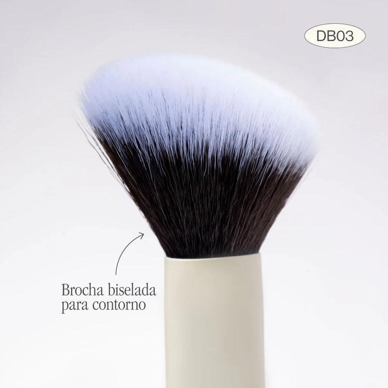 Duo Glam 3 Brocha Para Iluminador/Retirar Exceso Atenea – foto 4
