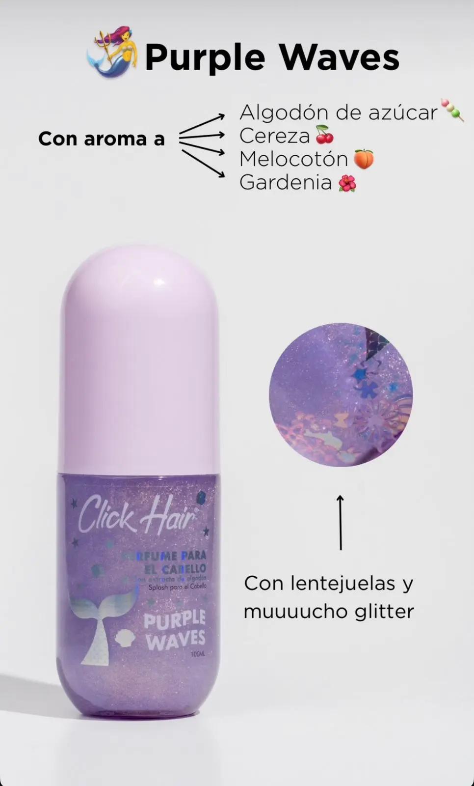 Perfume De Princesa Purple Waves Click Hair – foto 2