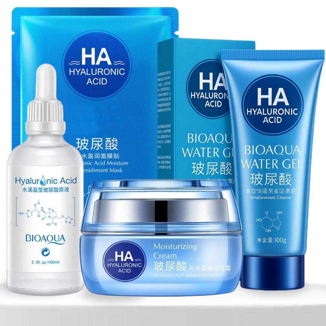 Kit Facial Ácido Hialurónico Azul Bioaqua