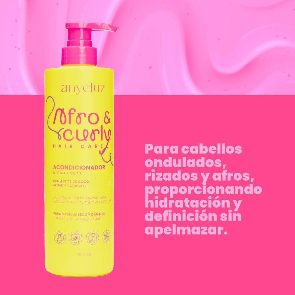 Acondicionador Afro y Curly Hidratante x 300 ml Anyeluz – foto 3