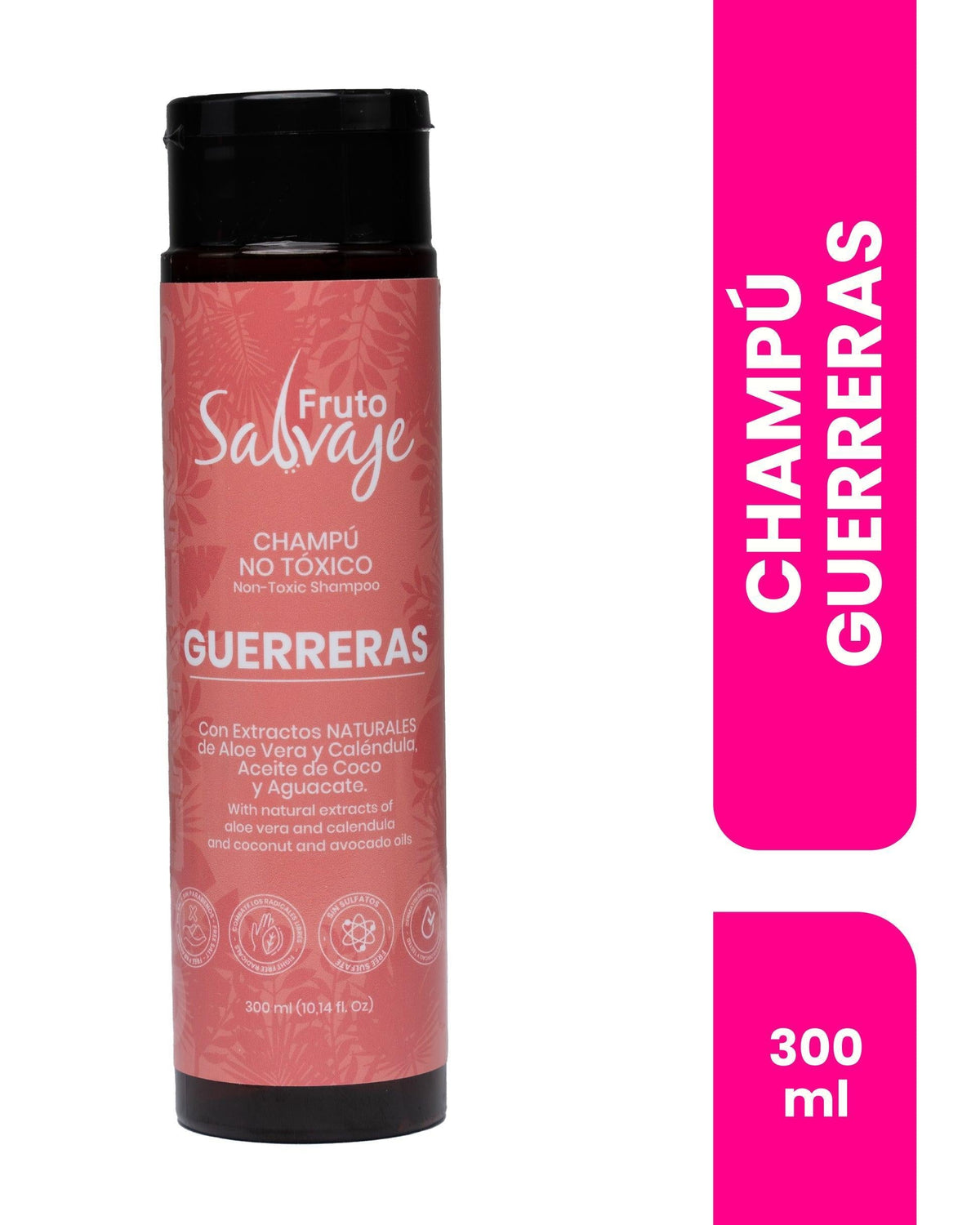 Shampoo Guerreras x 300ml Sin Sulfatos Fruto Salvaje – foto 3