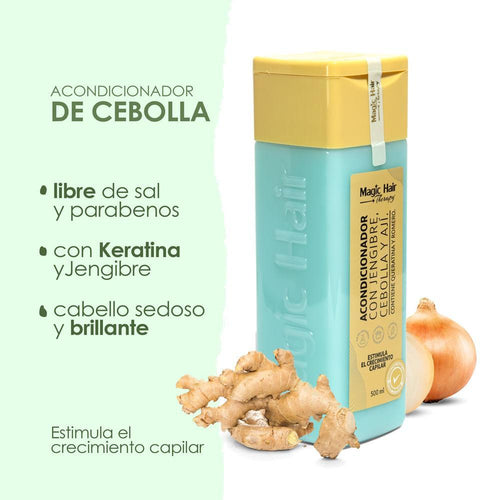 Acondicionador Cebolla, Jengibre y Ají x 500ml Magic Hair – foto 2