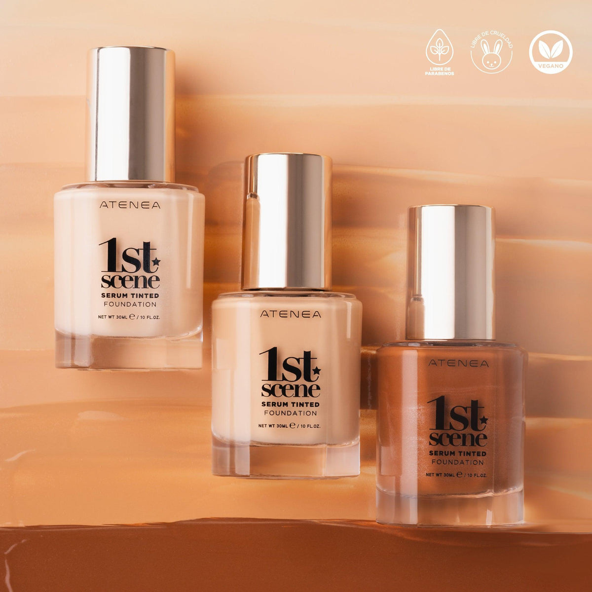 Serum Tinted Foundation 1st Scene Sand 30ml Atenea – foto 5