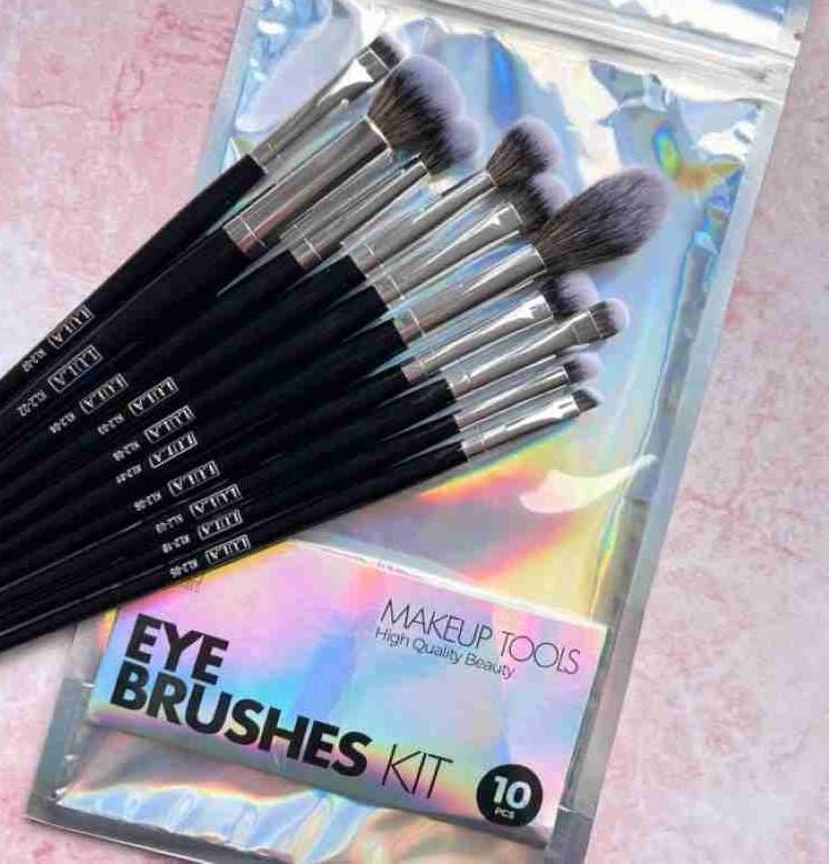 Kit Eye Brushes x10 Pcs Lula – foto 3