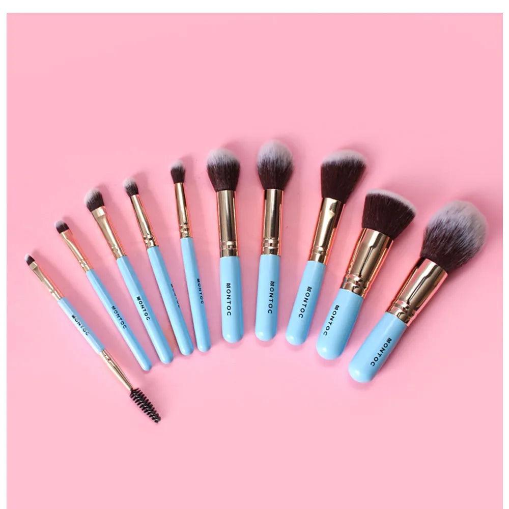 Kit de Brochas Viajero Baby Blue Montoc – foto 5
