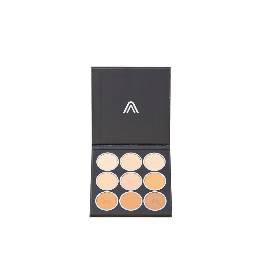 Paleta de Polvos Compactos x 9 Tonos Naturaltouch Atenea
