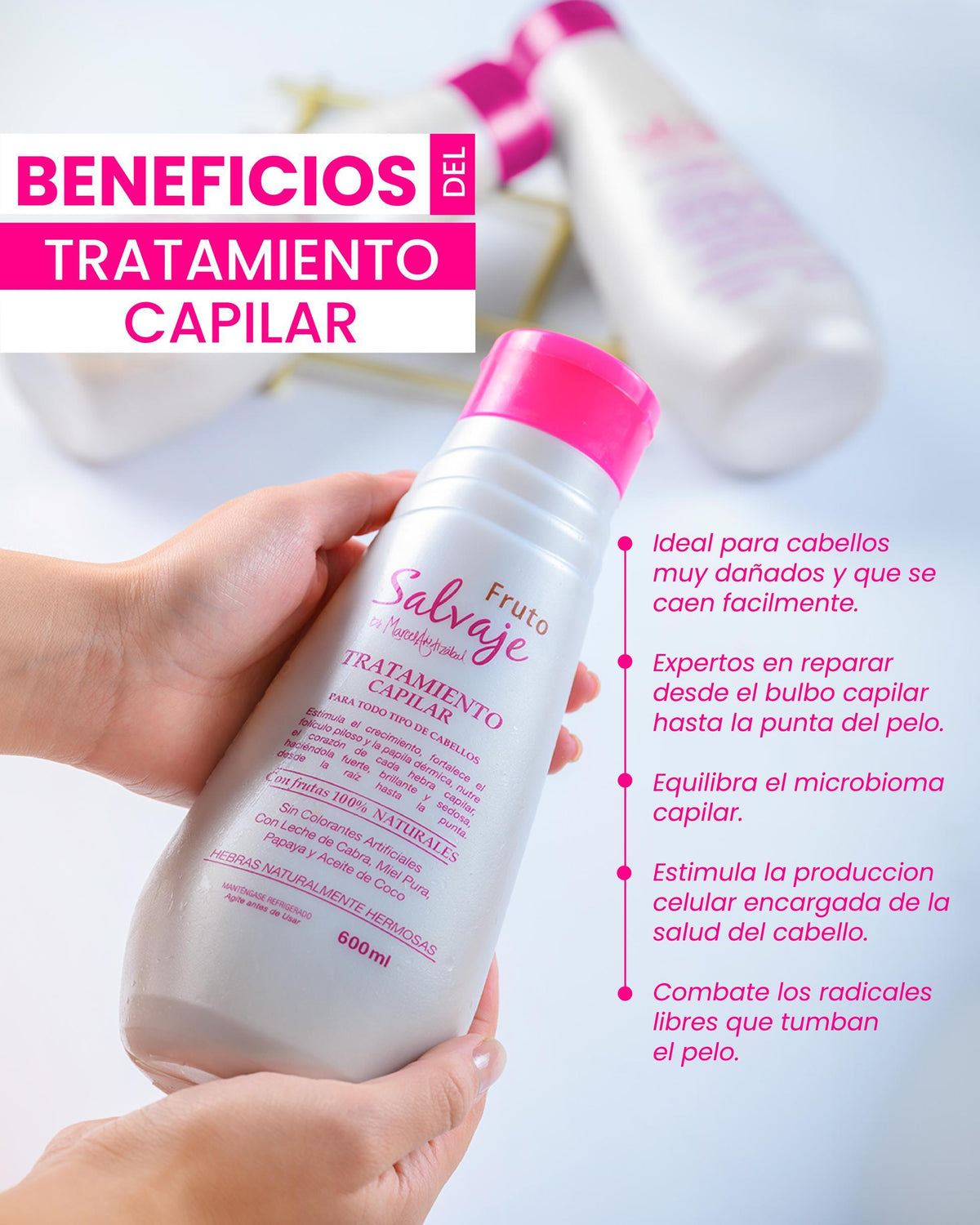 Tratamiento Refrigerado Fucsia Coco Fruto Salvaje – foto 3