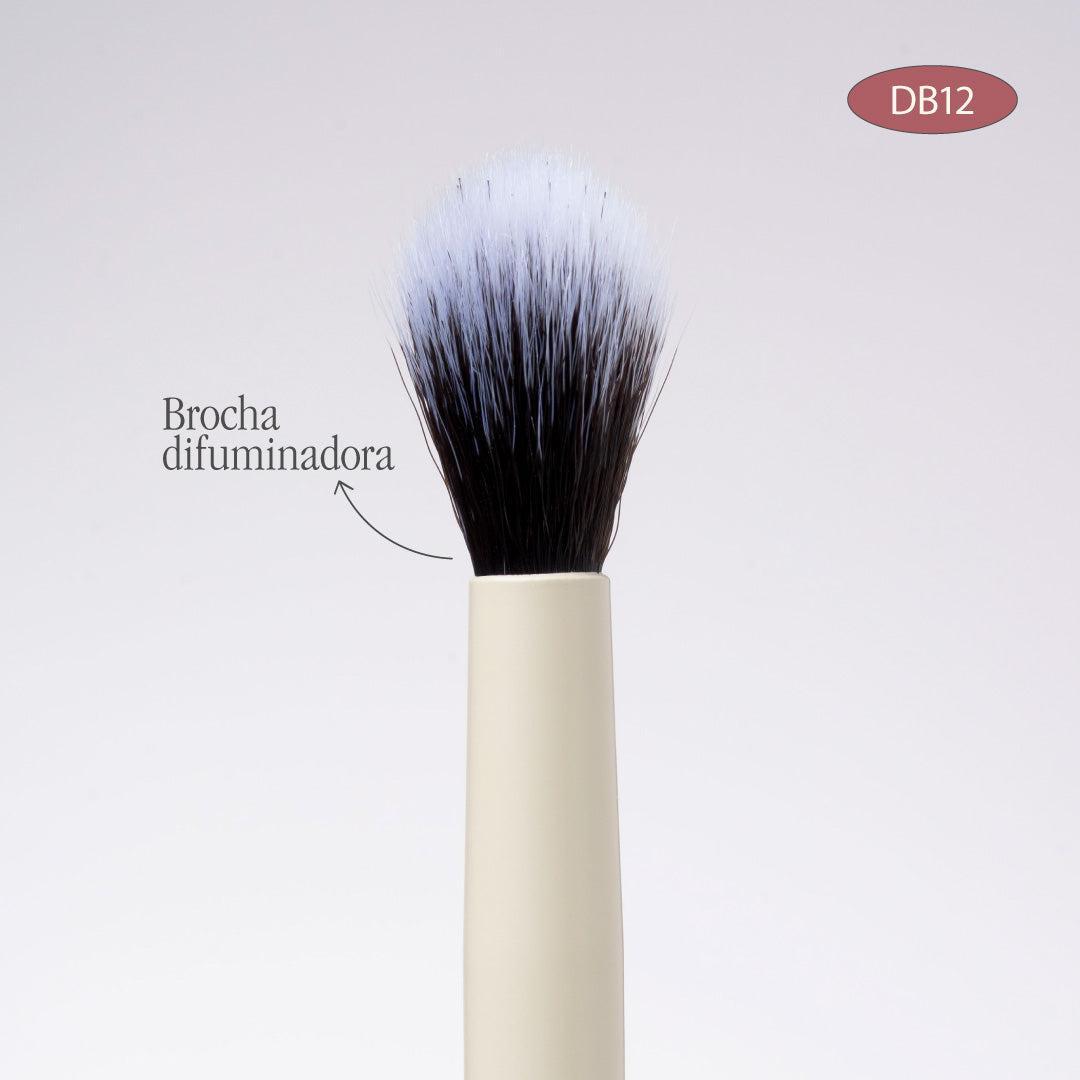 Duo Glam 12 Brocha Difuminadora / Plana Productos Cremosos Atenea – foto 3