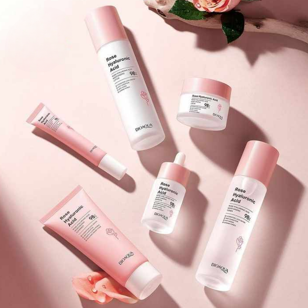 Kit Skin Care de Rosas y Ácido Hialurónico Bioaqua – foto 2